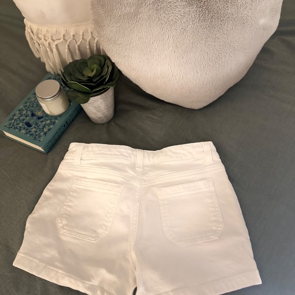 Kids White Jean Shorts - Picture 5 of 6